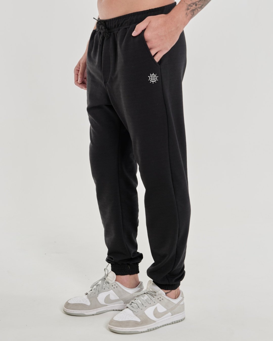 Pants de Sweatshirt Elastic - Black