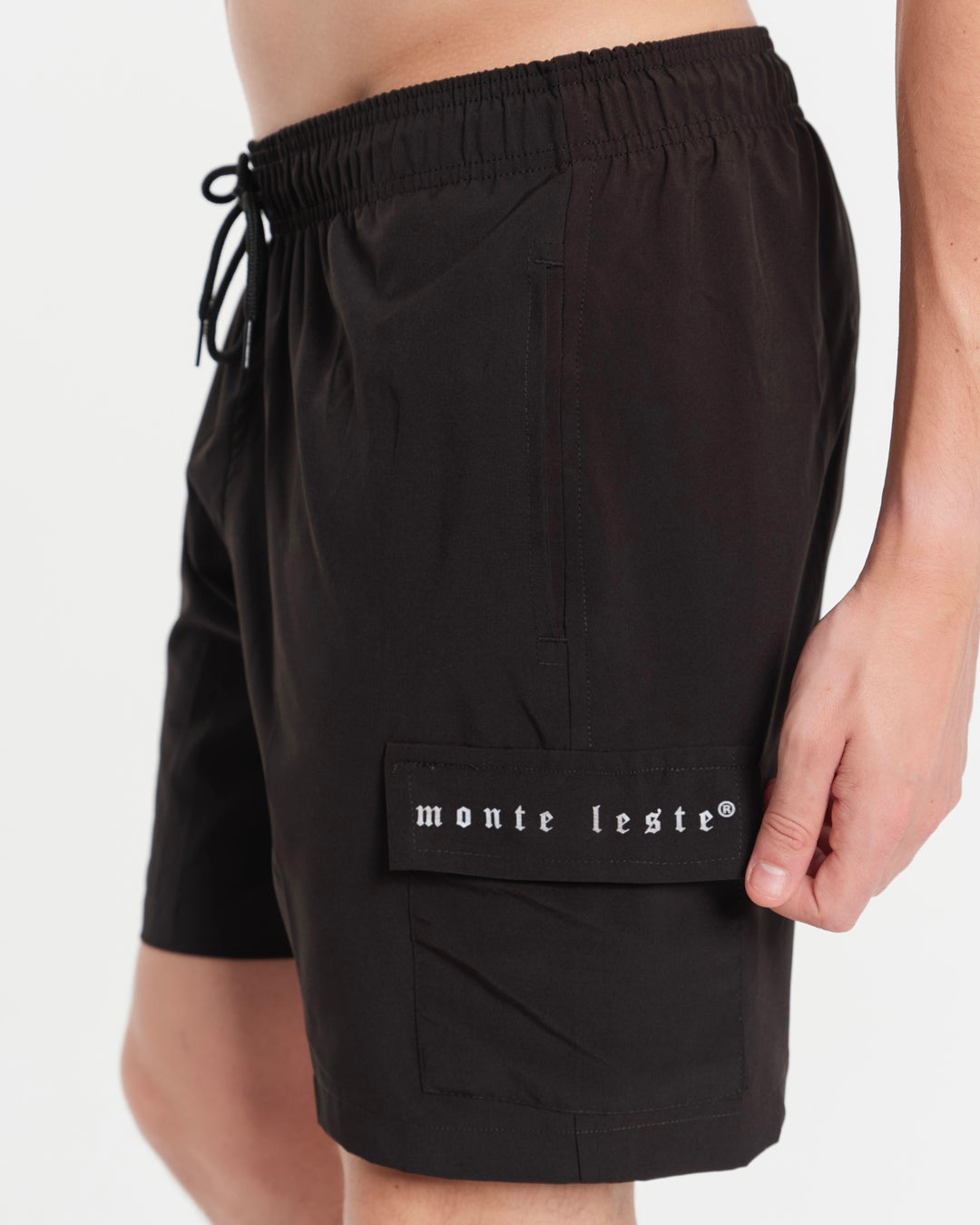 Shorts Cargo Elastic - Black