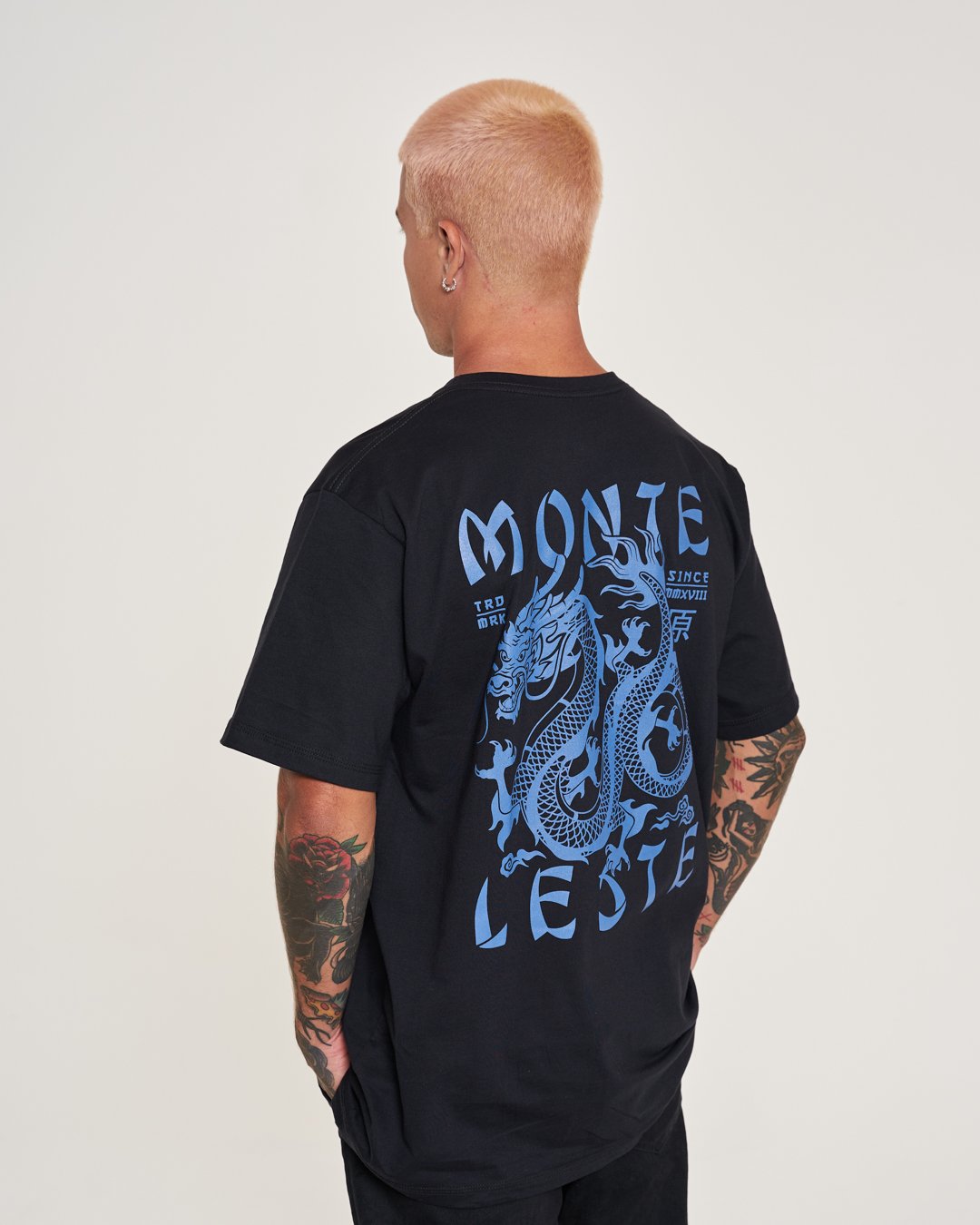 T-Shirt Regular Printed - China Black