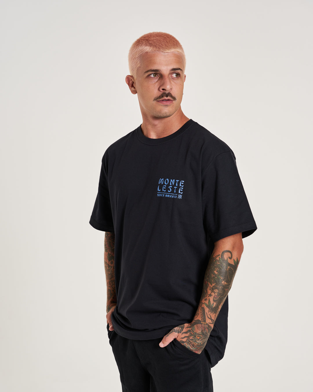 T-Shirt Regular Printed - China Black