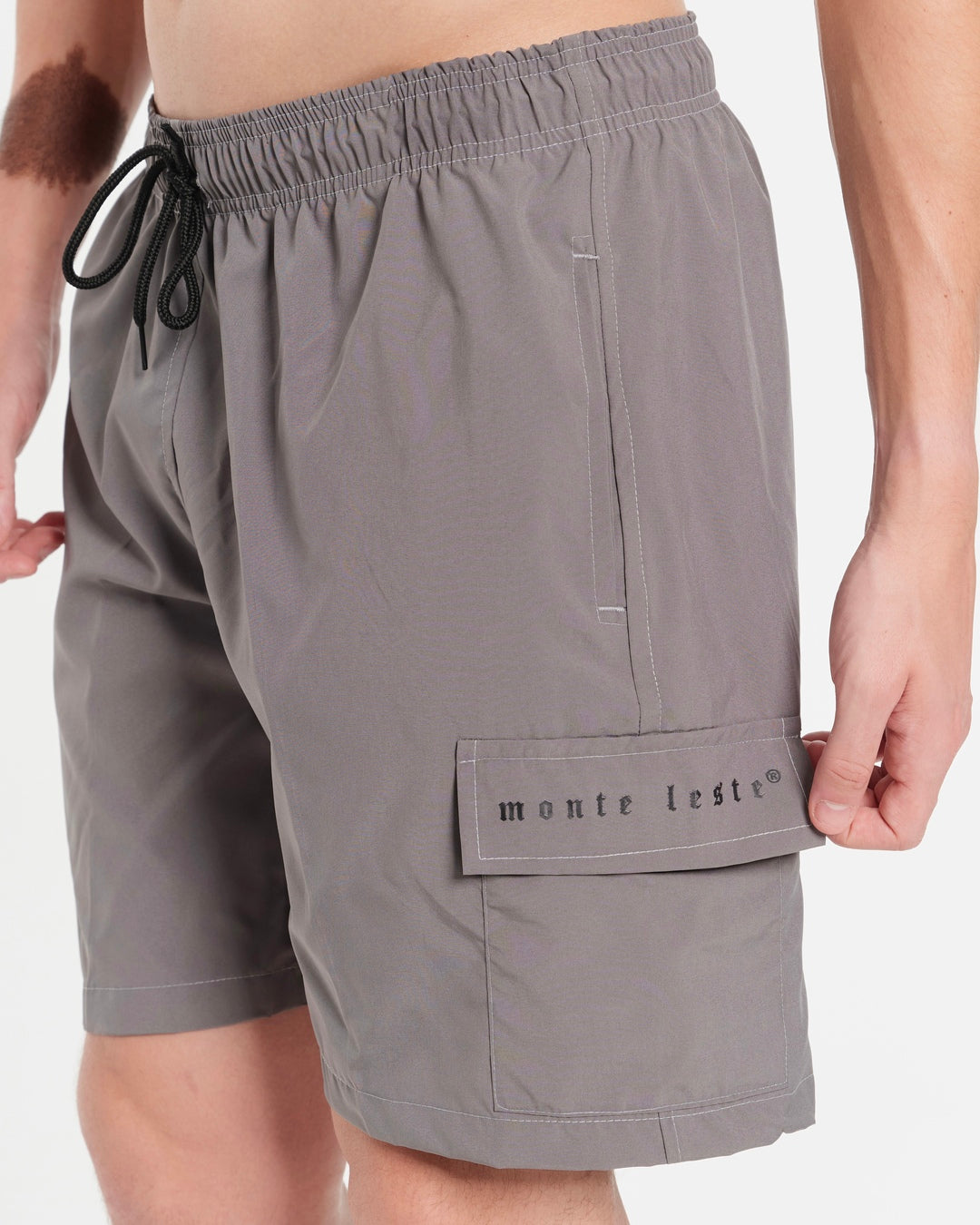 Shorts Cargo Elastic - Gray