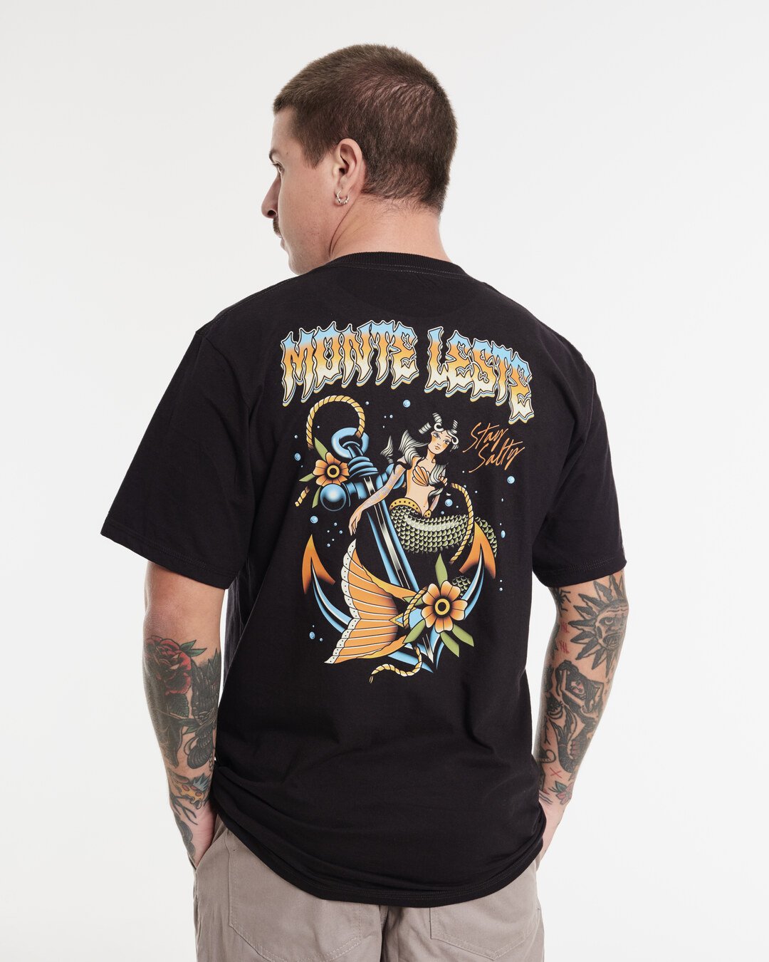 T-Shirt Regular Printed - Maid Black