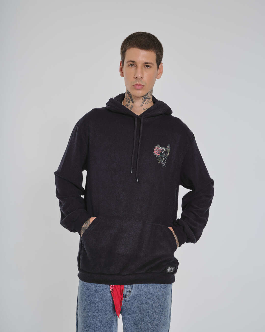 Sweatshirt Kangaroo Sierra - Kai Black