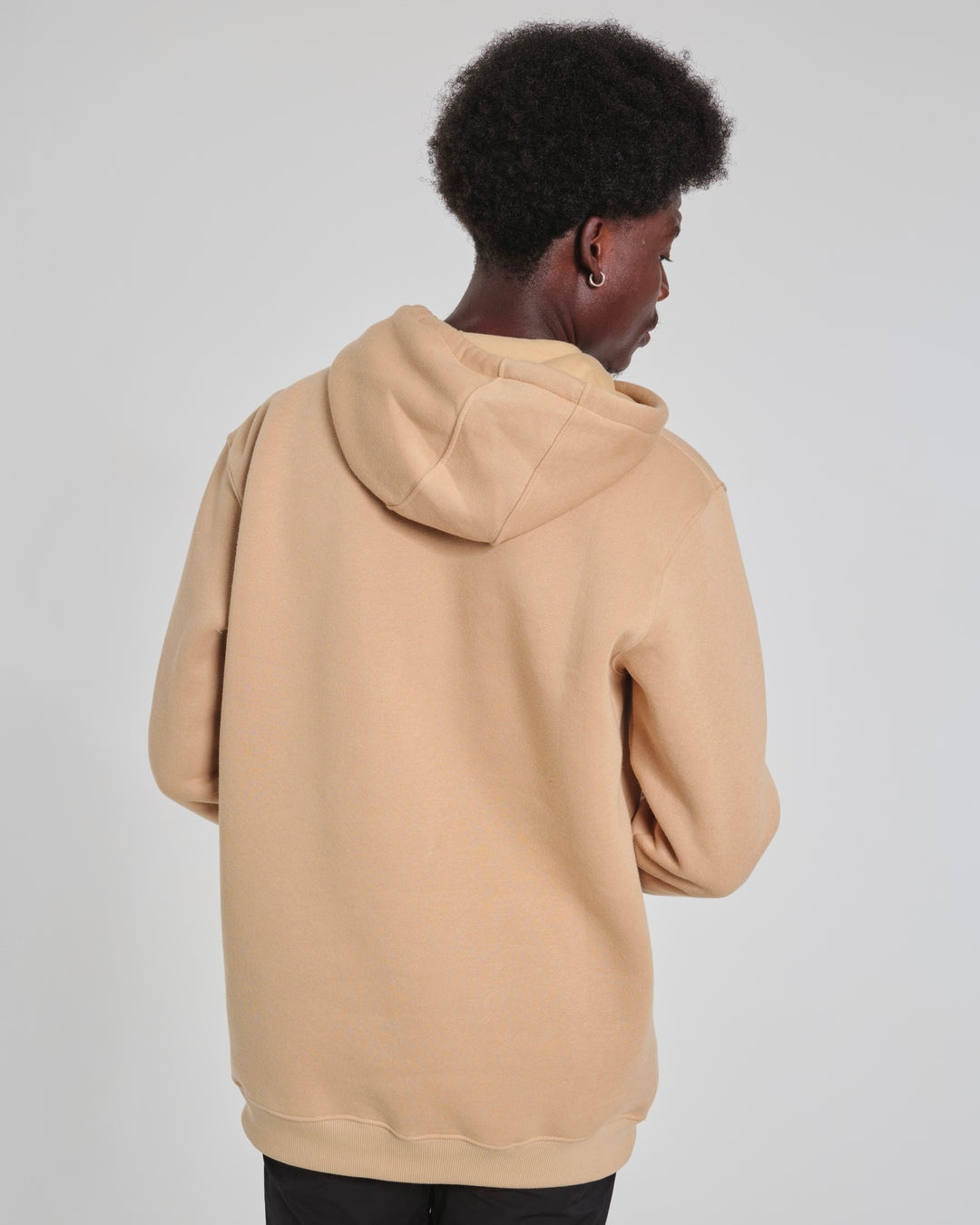 Sweatshirt Kangaroo Hooded - ML Sand