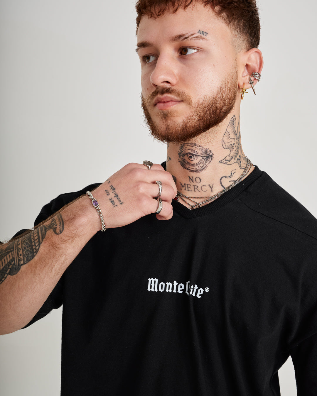 Oversized Jersey T-Shirt - Classic Black