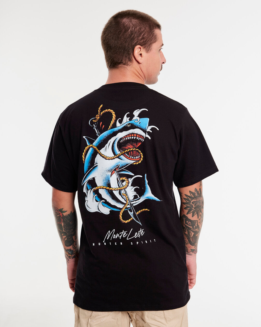 T-Shirt Regular Printed - Hunted Black