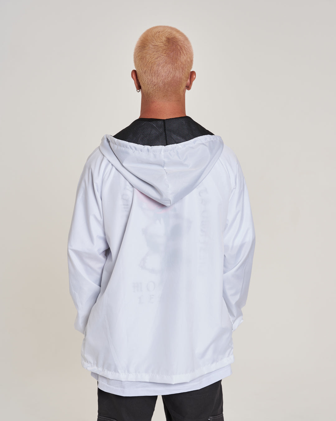 Jacket Windbreaker Soft Waterproof - White