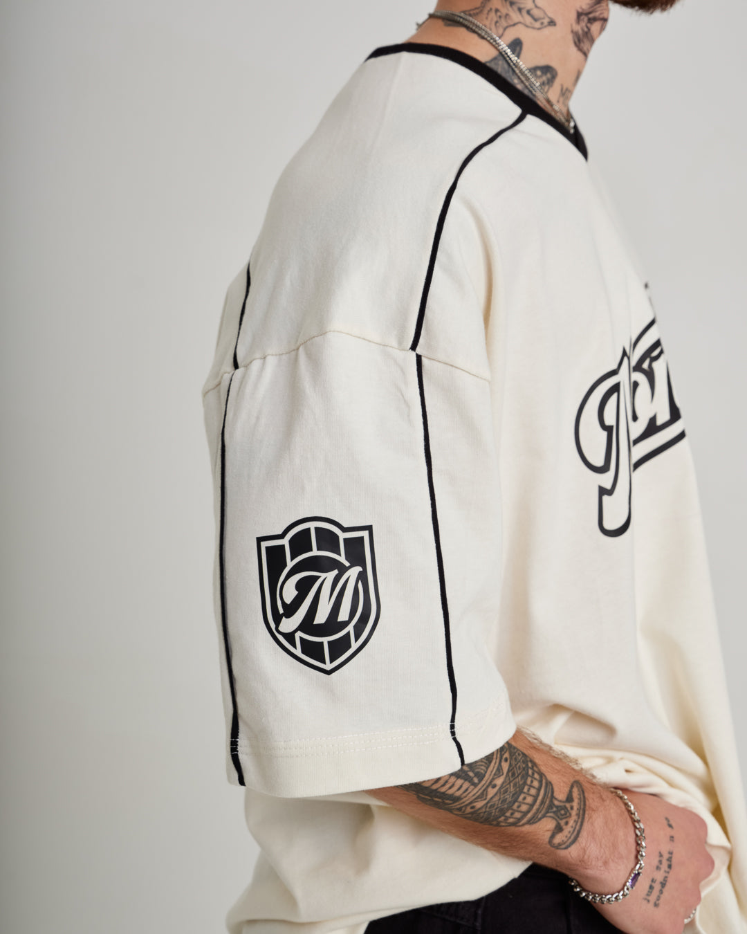 T-Shirt Jersey Oversized - 33 Off White