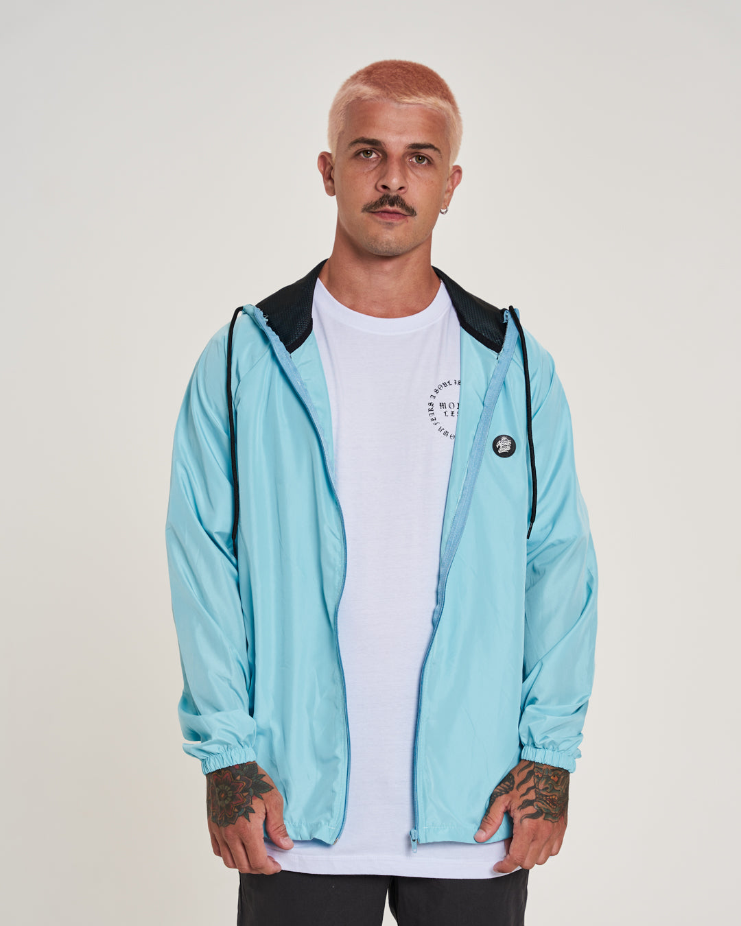 Jacket Windbreaker Soft Waterproof - Blue