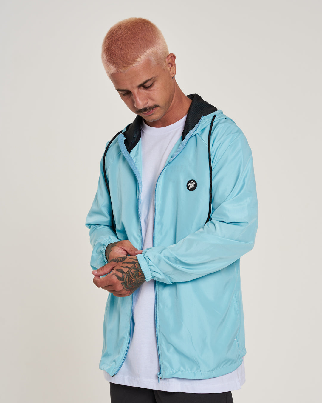 Jacket Windbreaker Soft Waterproof - Blue