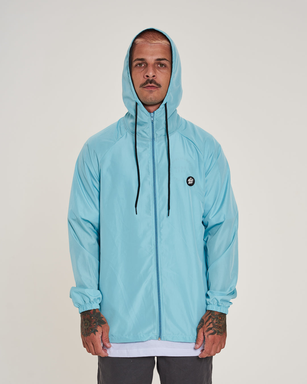 Soft Waterproof Windbreaker Jacket - Blue