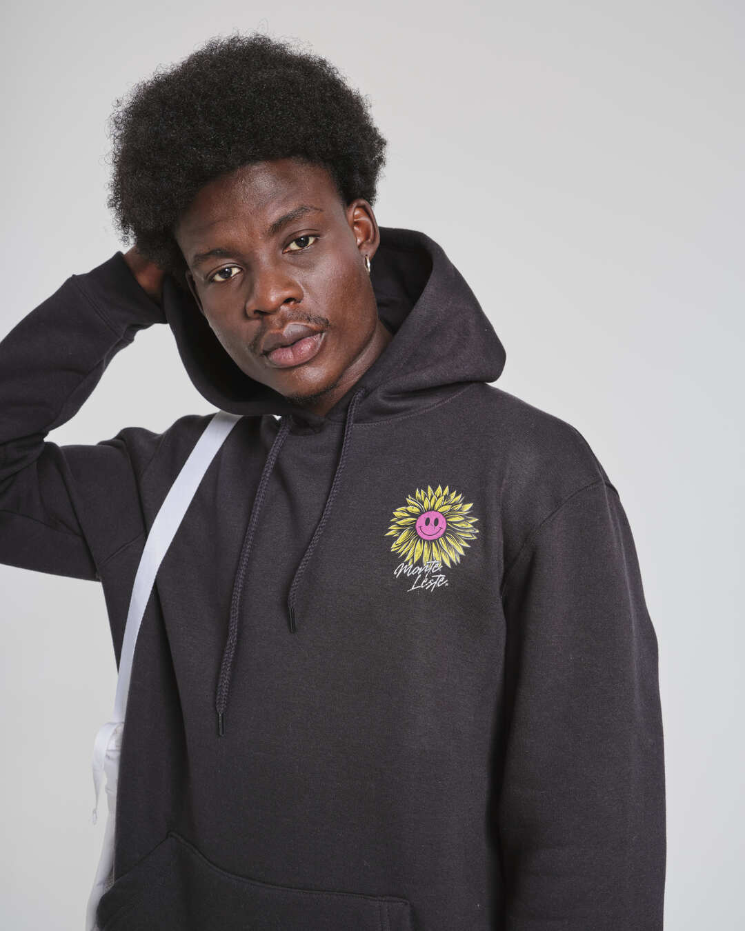 Sweatshirt Kangaroo Hooded - Good Life Black
