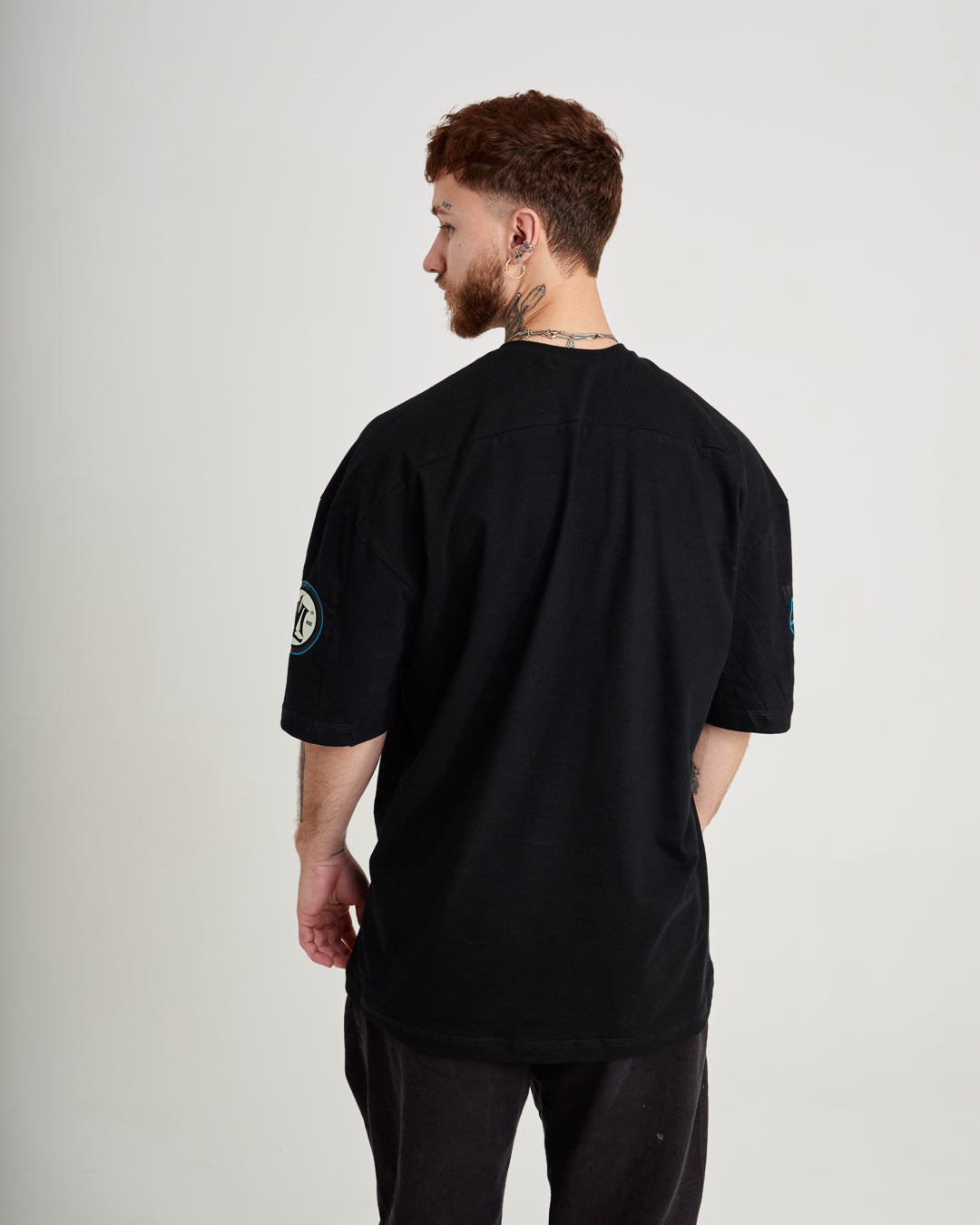 T-Shirt Jersey Oversized - Panther Black