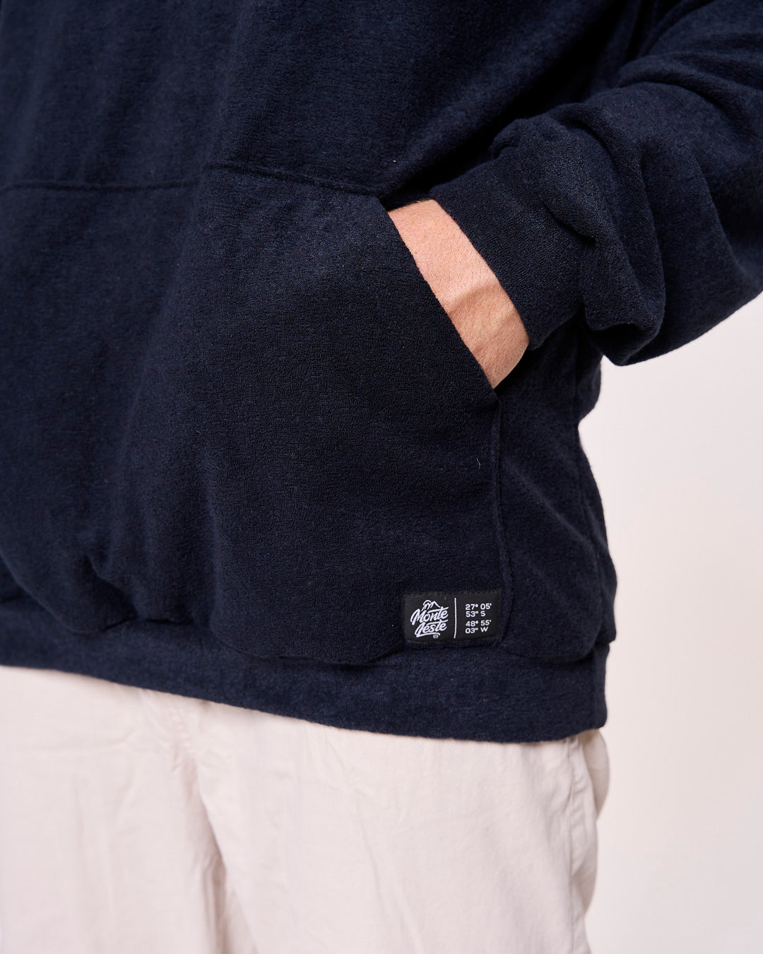 Sweatshirt Kangaroo Sierra - Black Plain