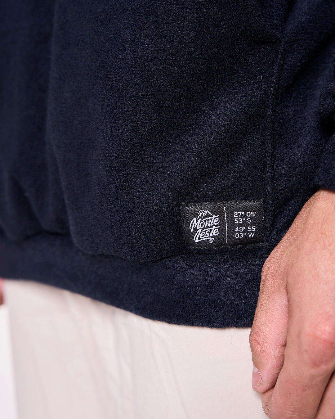 Sweatshirt Kangaroo Sierra - Black Plain
