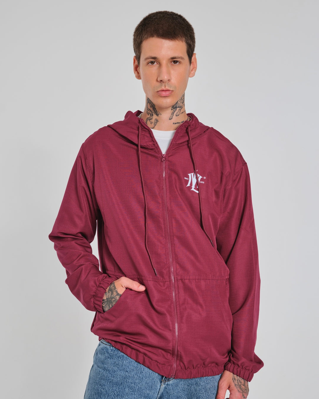 Jacket Windbreaker Under - Burgundy