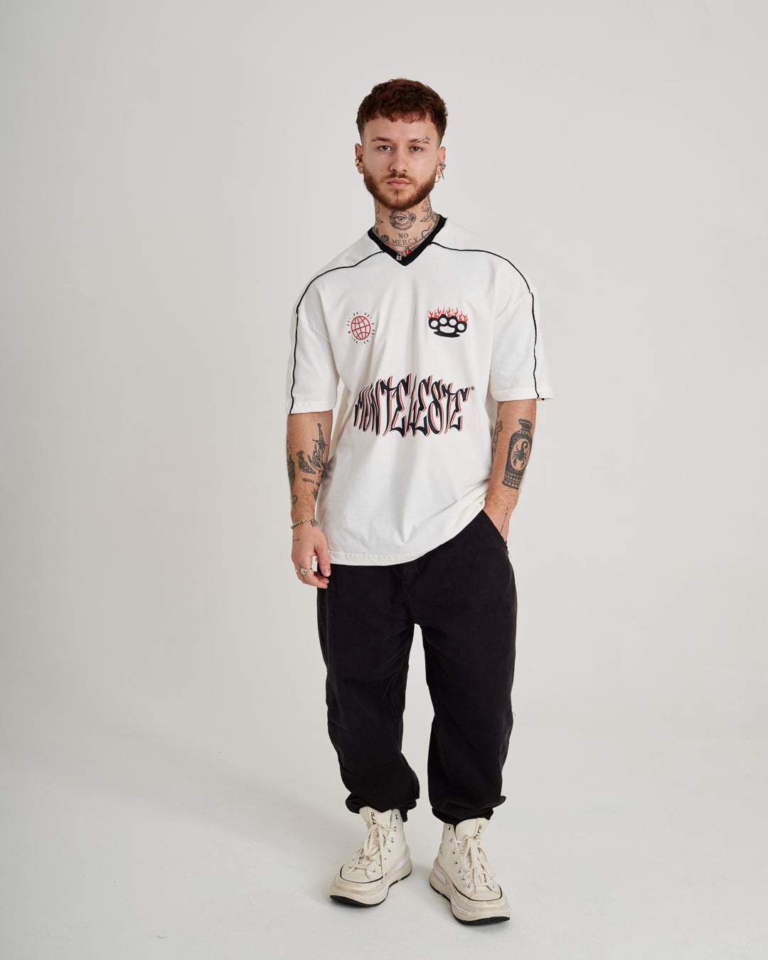 T-Shirt Jersey Oversized - 30 Off White