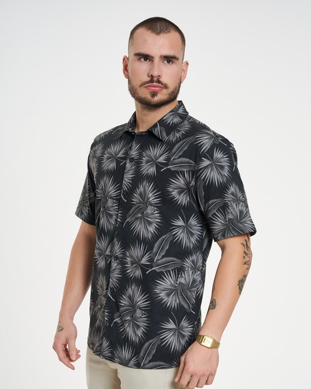 Camisa Casual Elastic Printed - Sirrus
