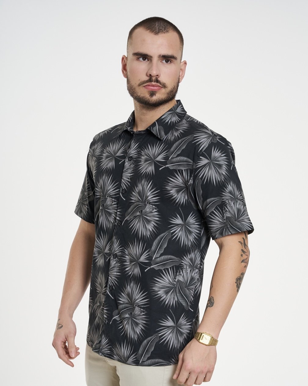Camisa Casual Elastic Printed - Sirrus