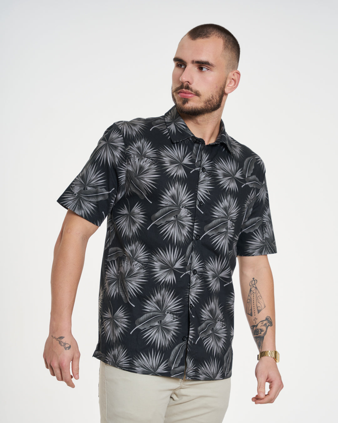 Camisa Casual Elastic Printed - Sirrus