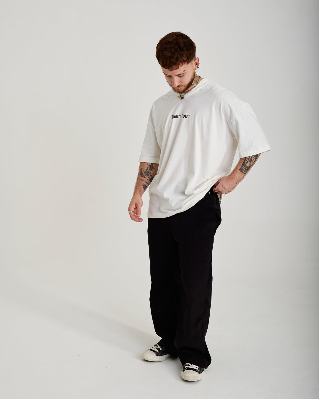 T-Shirt Jersey Oversized - Classic Off White