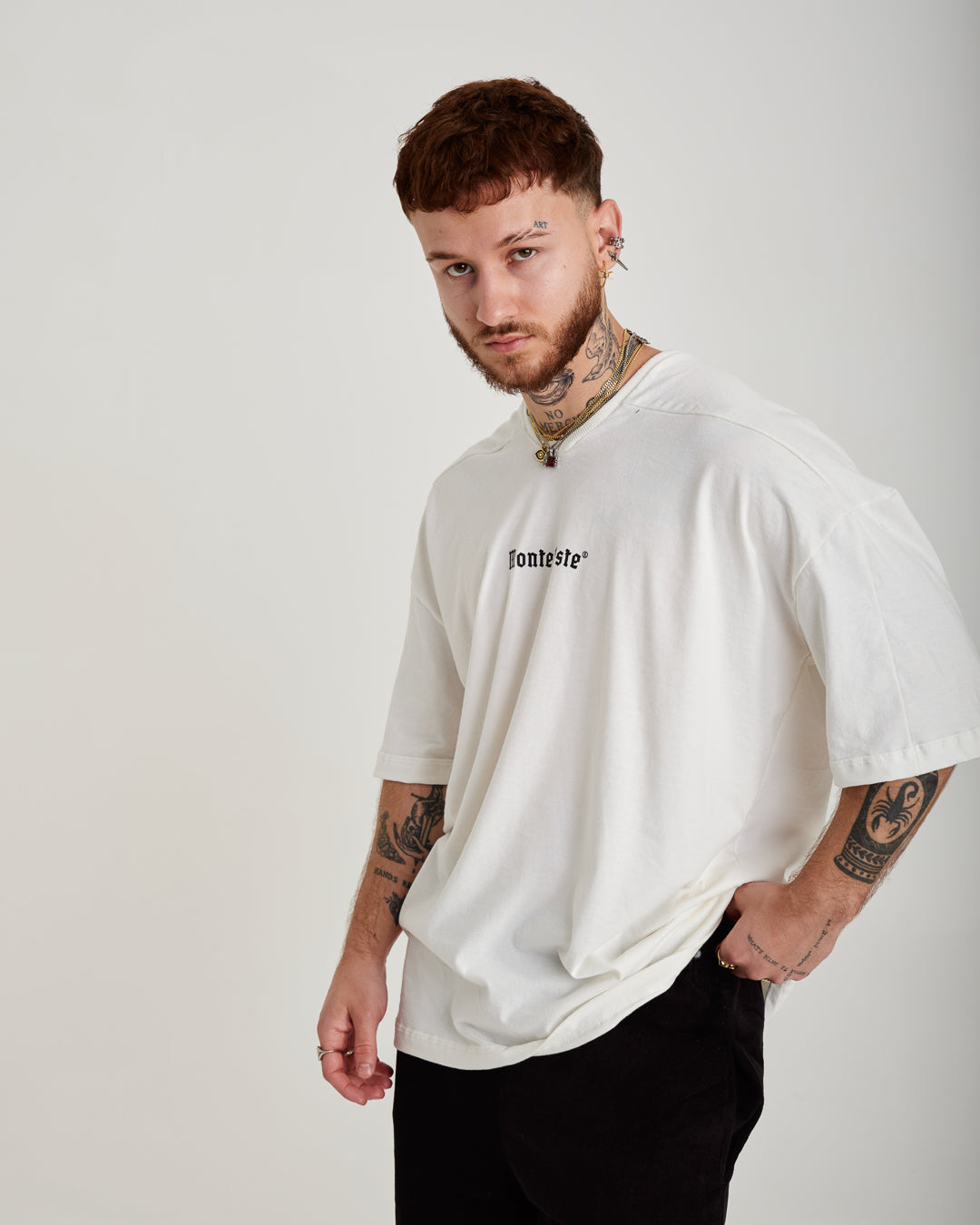 T-Shirt Jersey Oversized - Classic Off White