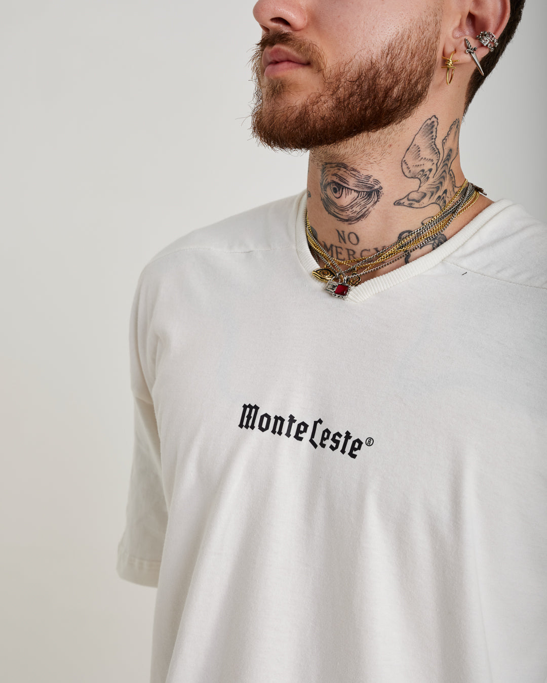 T-Shirt Jersey Oversized - Classic Off White