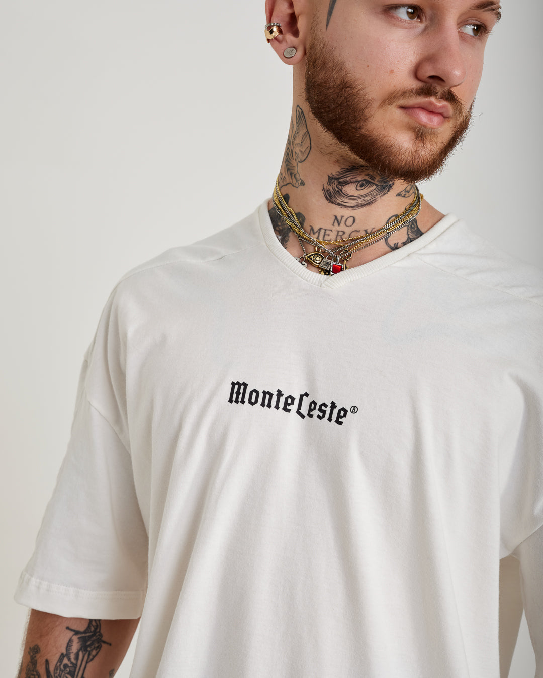 T-Shirt Jersey Oversized - Classic Off White
