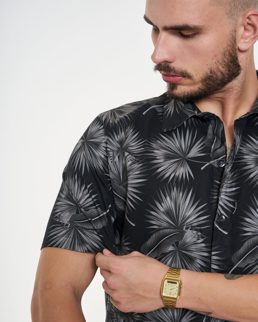 Camisa Casual Elastic Printed - Sirrus