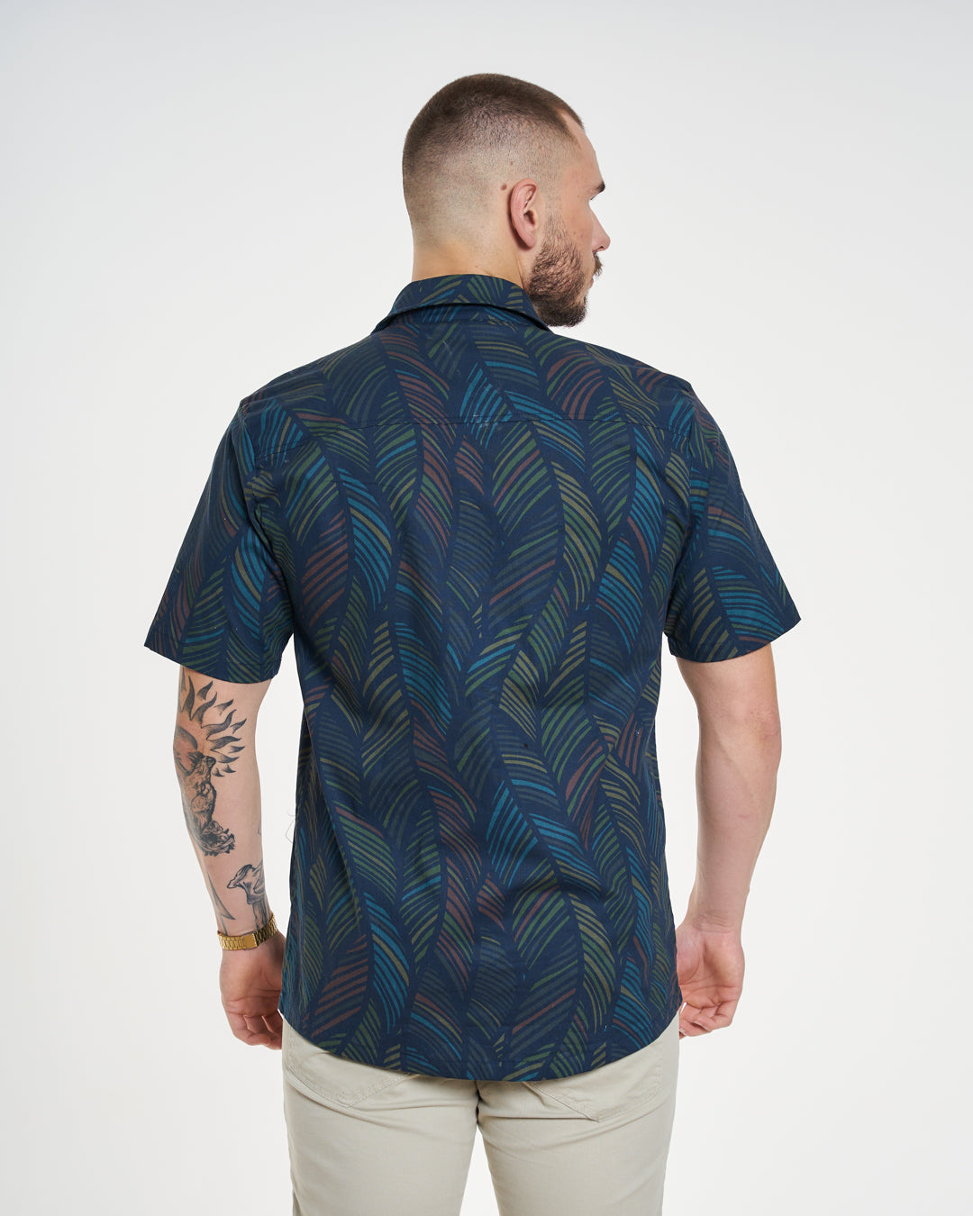 Camisa Casual Elastic Printed - Brasil