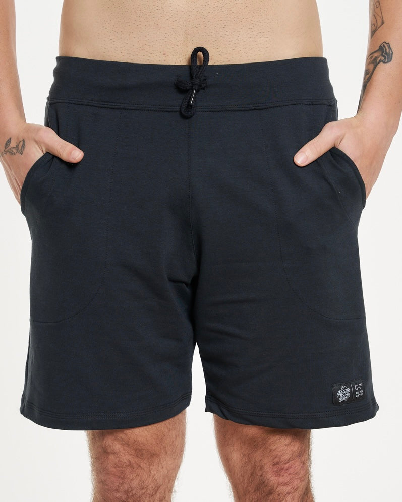 Shorts de Sweatshirt Elastic - Black