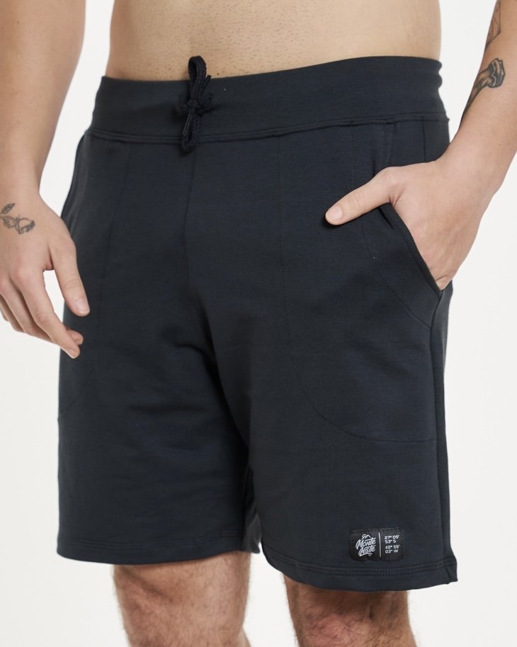 Shorts de Sweatshirt Elastic - Black