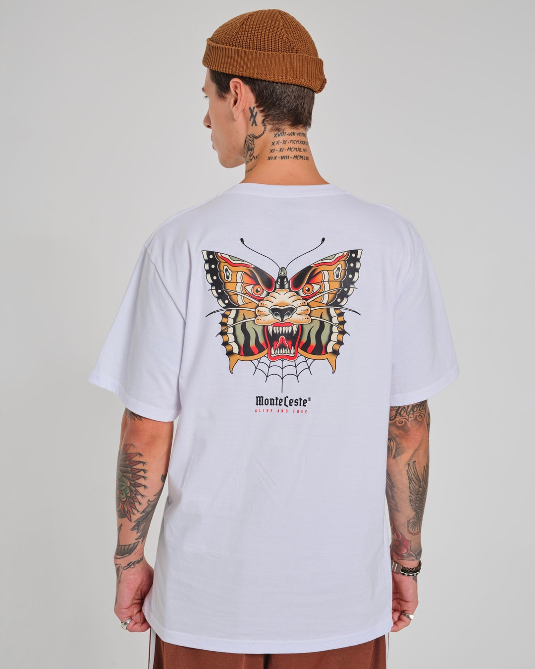 Printed Regular T-Shirt - Alive White