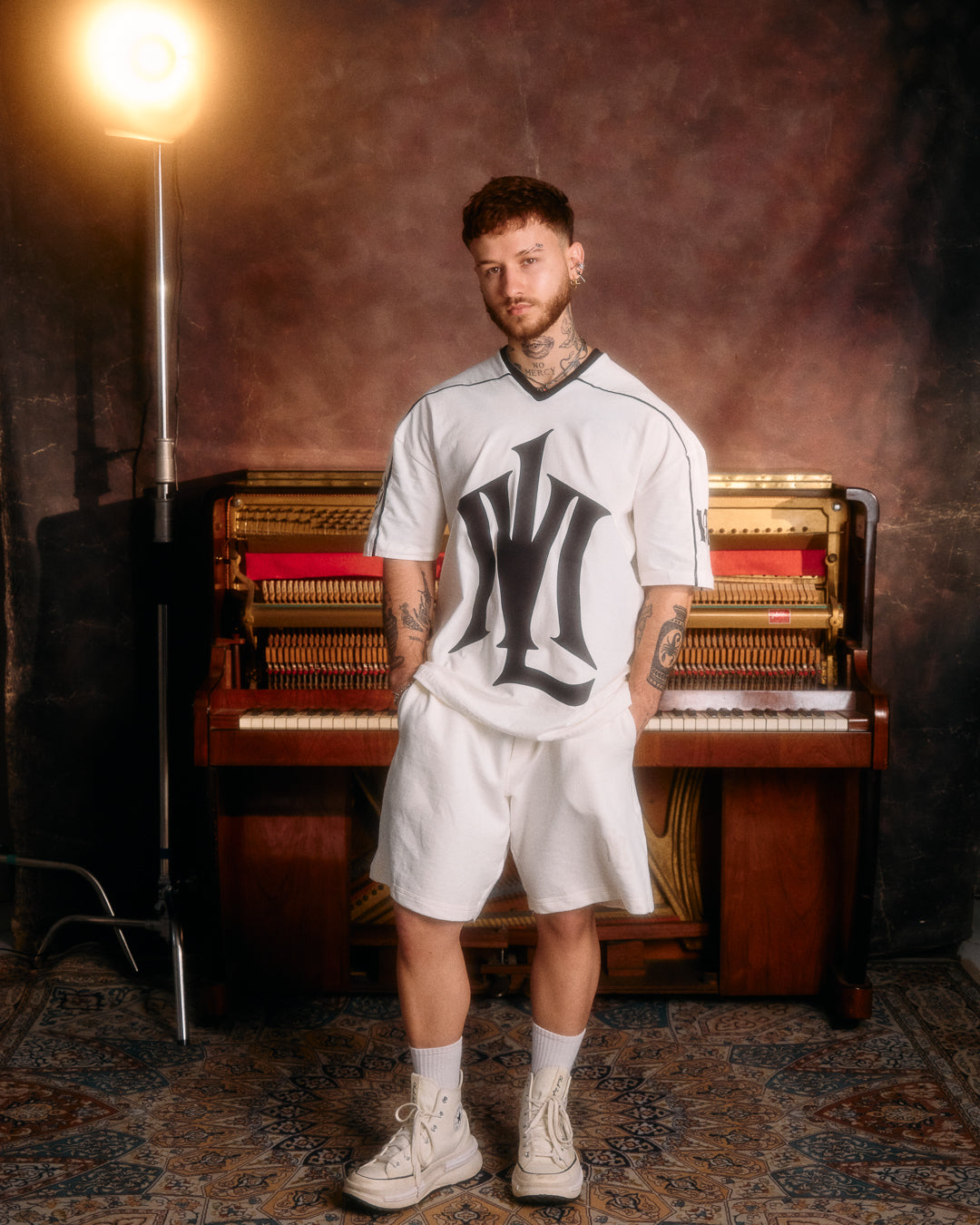 Oversized Jersey T-Shirt - ML Off White