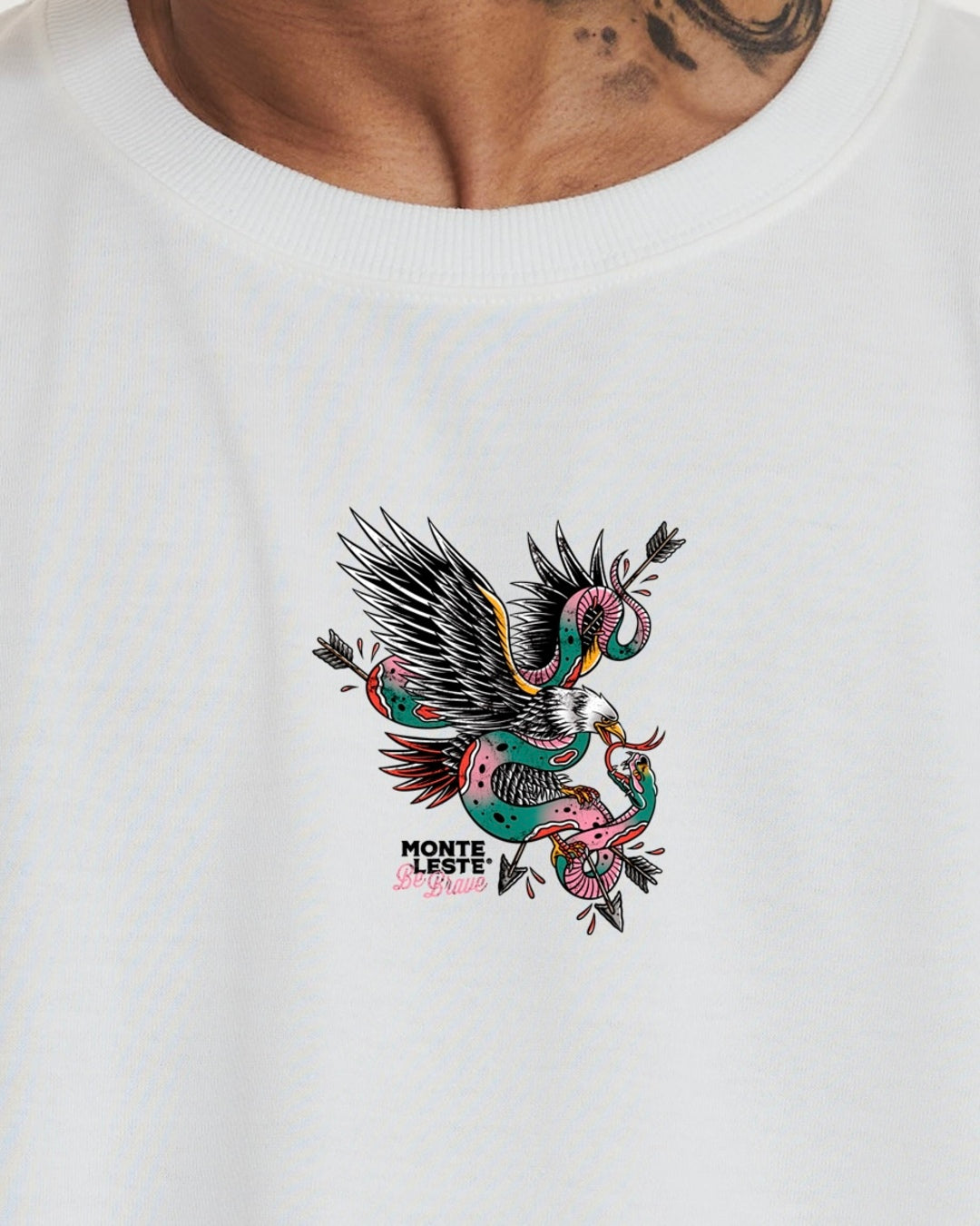 T-Shirt Regular Printed - Eagle Off White