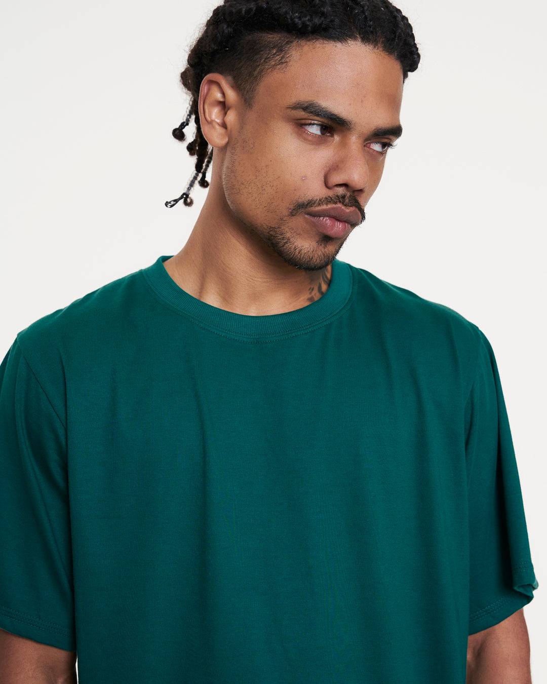 T-Shirt Regular Plain - Green Forest