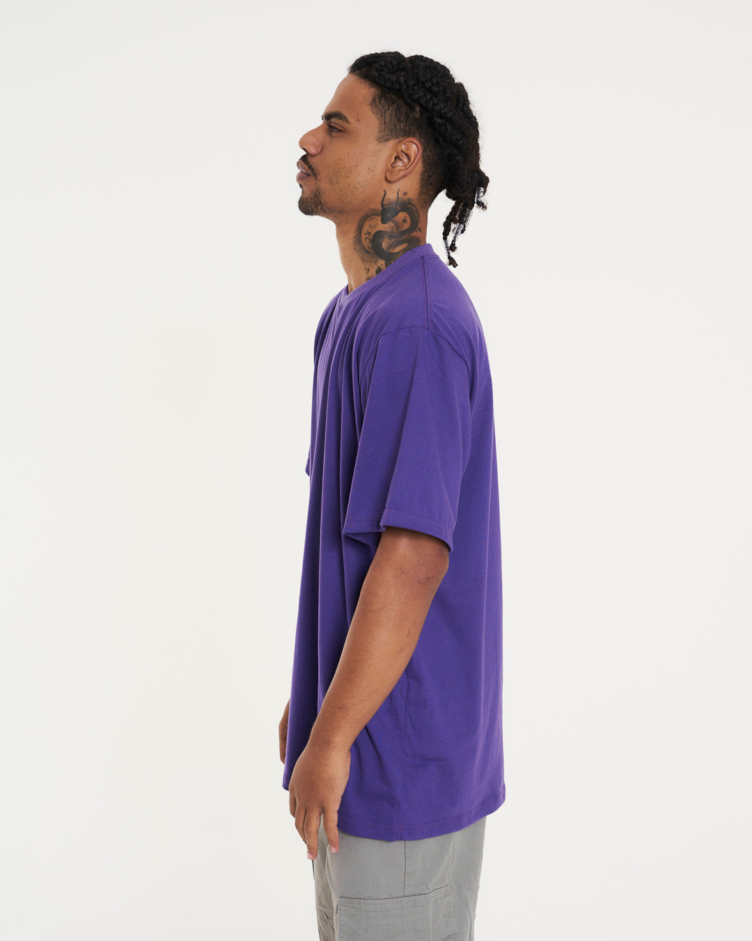 T-Shirt Regular Plain - Purple
