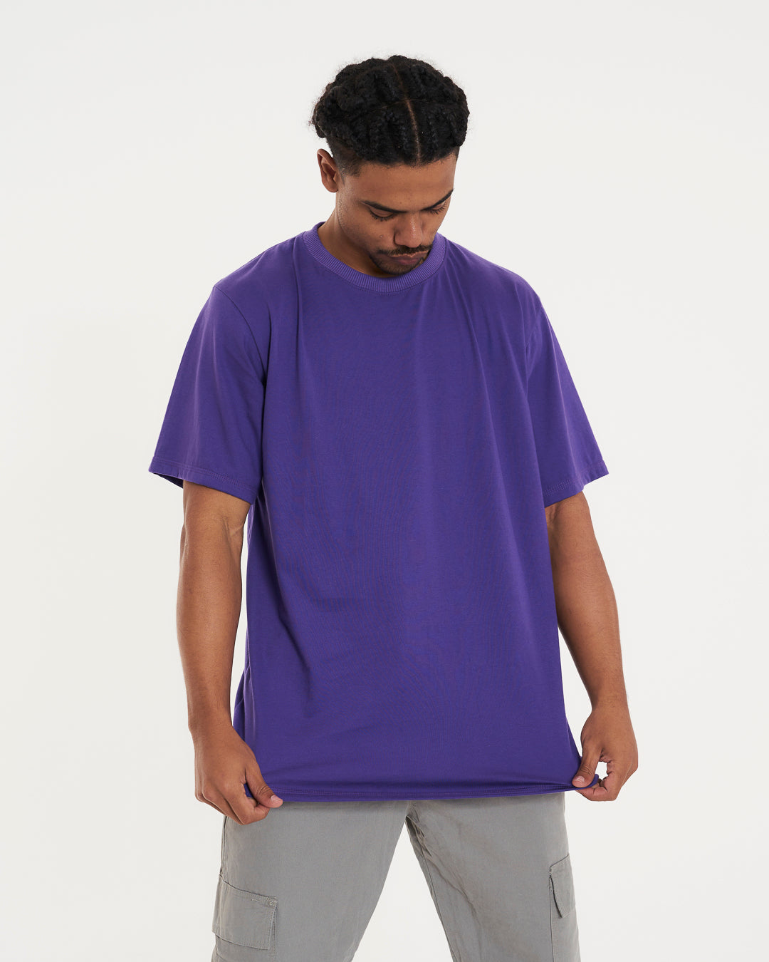 T-Shirt Regular Plain - Purple