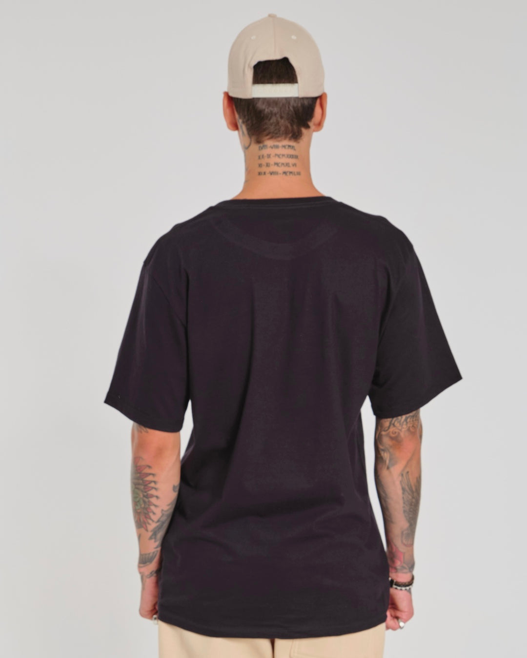 T-Shirt Regular Printed - Lua Black