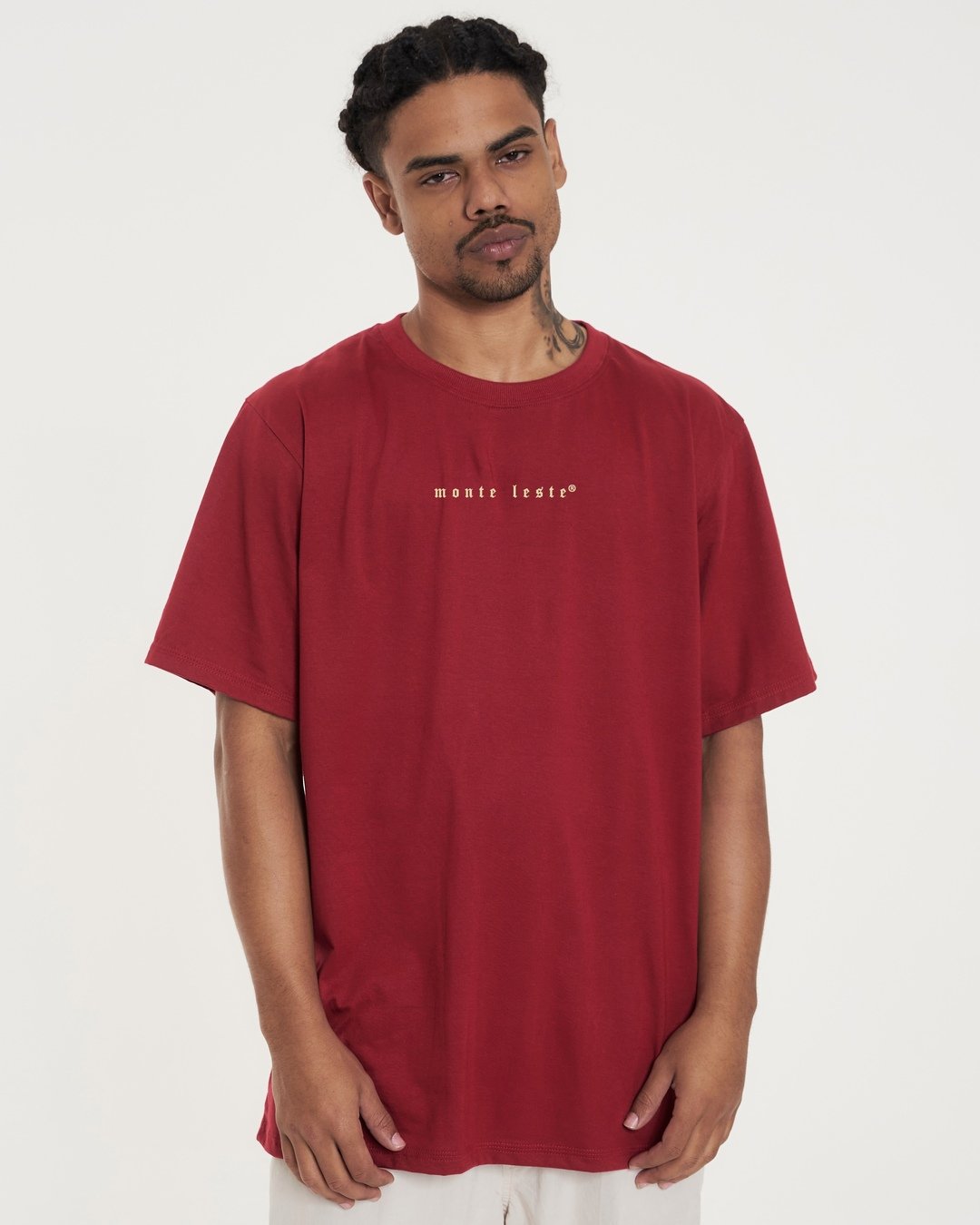 T-Shirt Regular Printed - Leste Red Dark