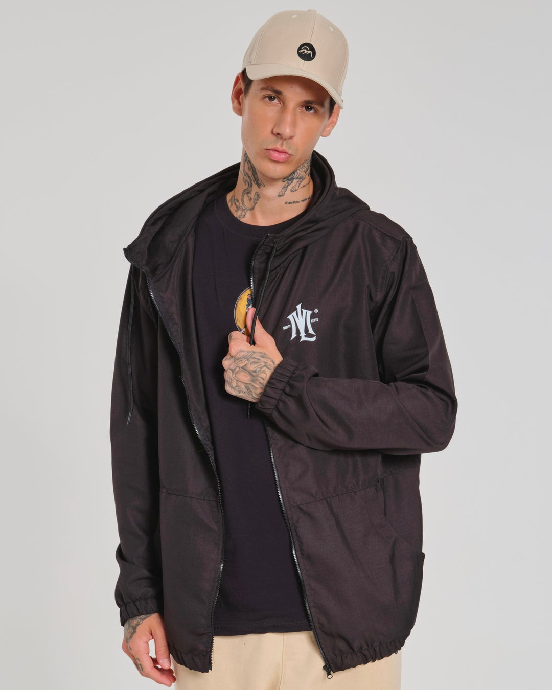 Jacket Windbreaker Under - Black