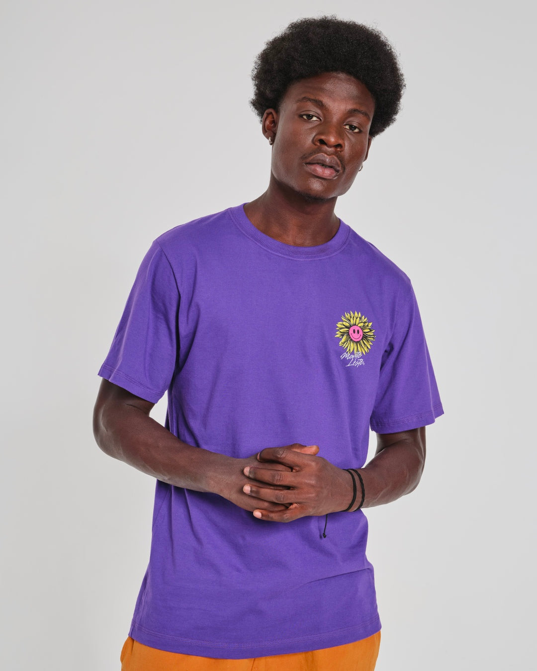 T-Shirt Regular Printed - Good Life Purple