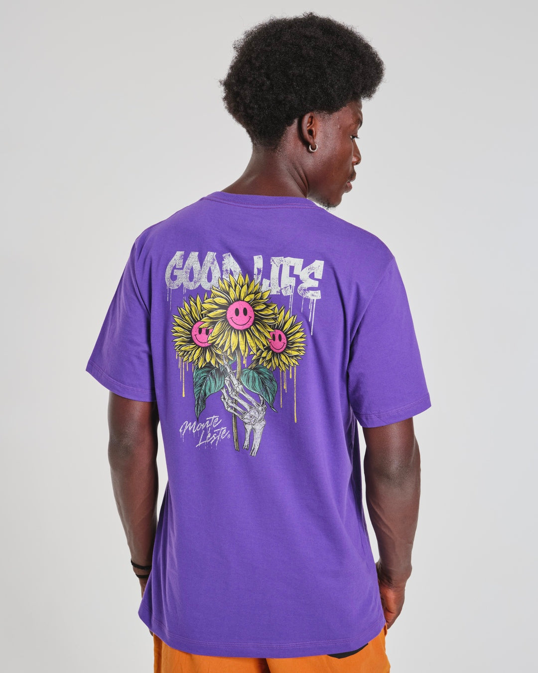 T-Shirt Regular Printed - Good Life Purple
