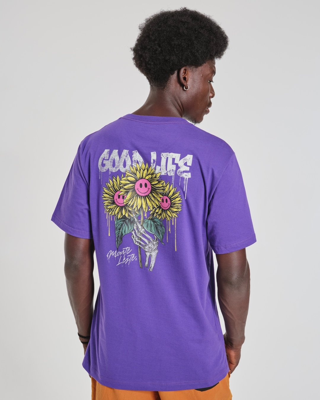 T-Shirt Regular Printed - Good Life Purple