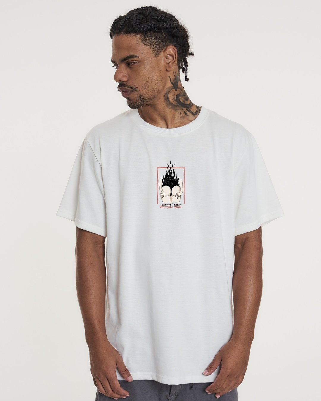T-Shirt Regular Printed - Sense Off White