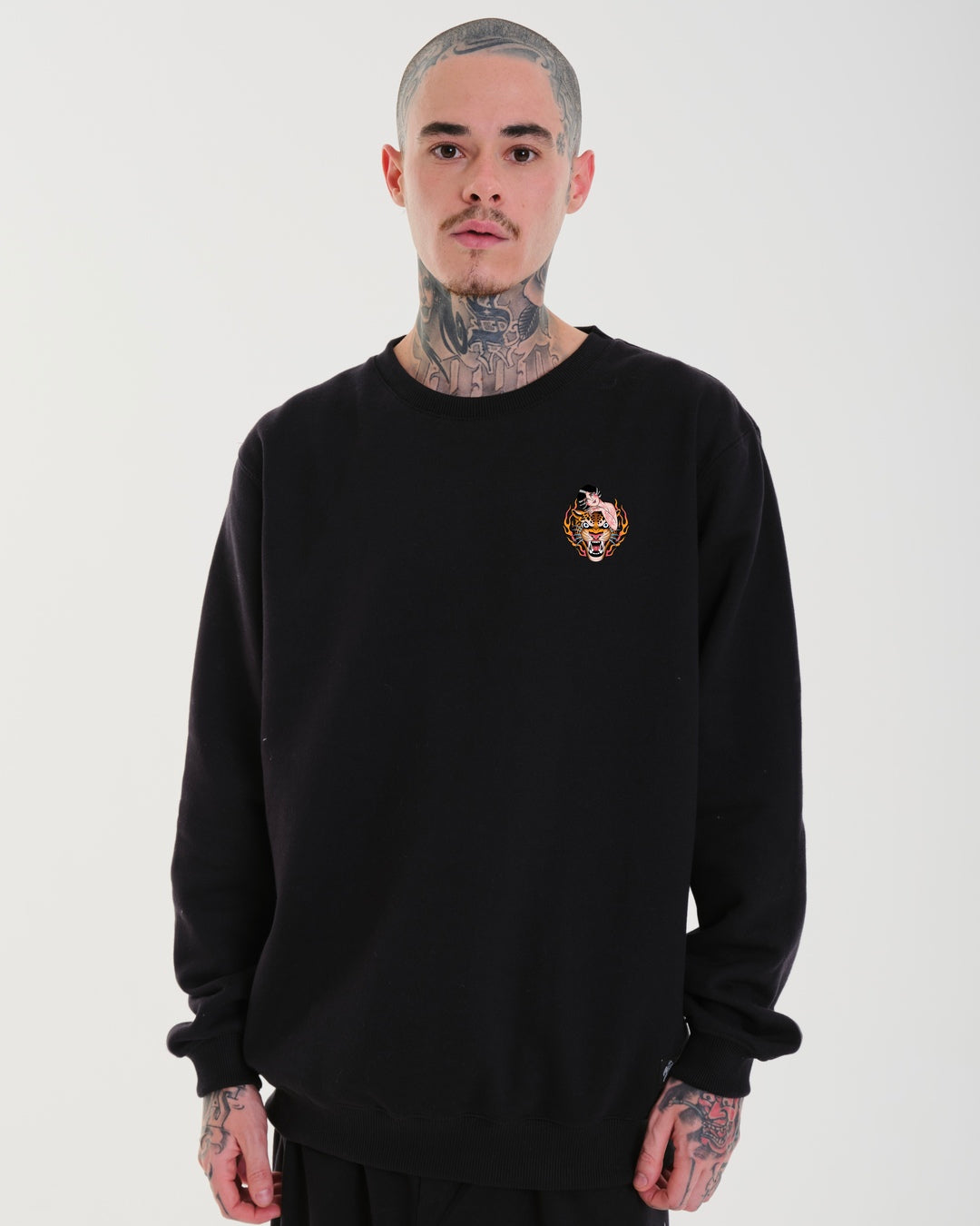 Crewneck Sweatshirt - Soul Black