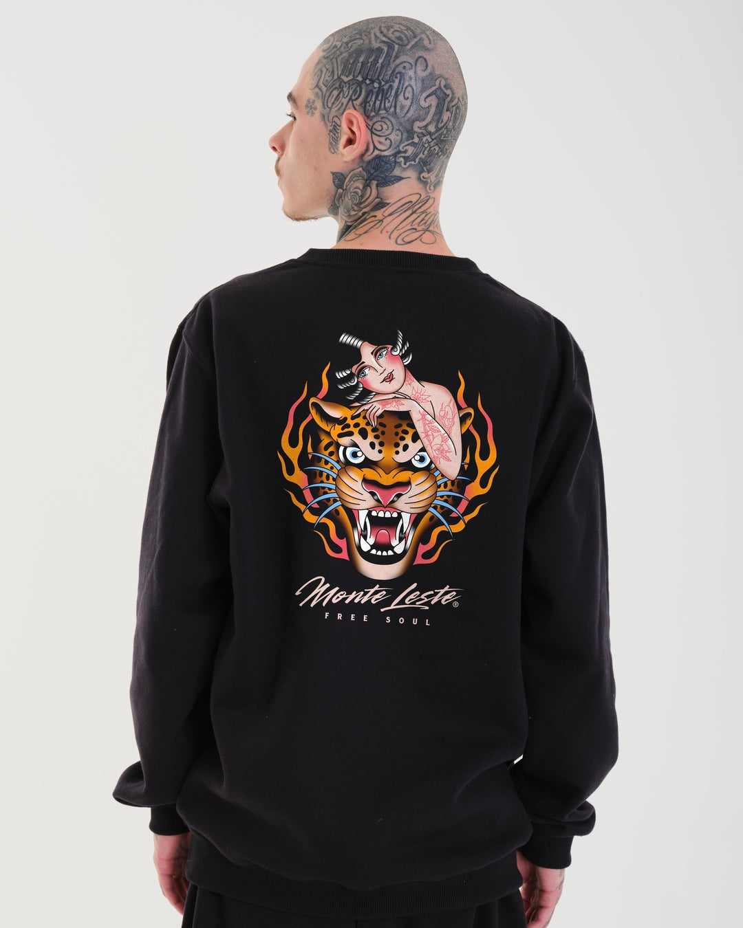 Crewneck Sweatshirt - Vibes Sand