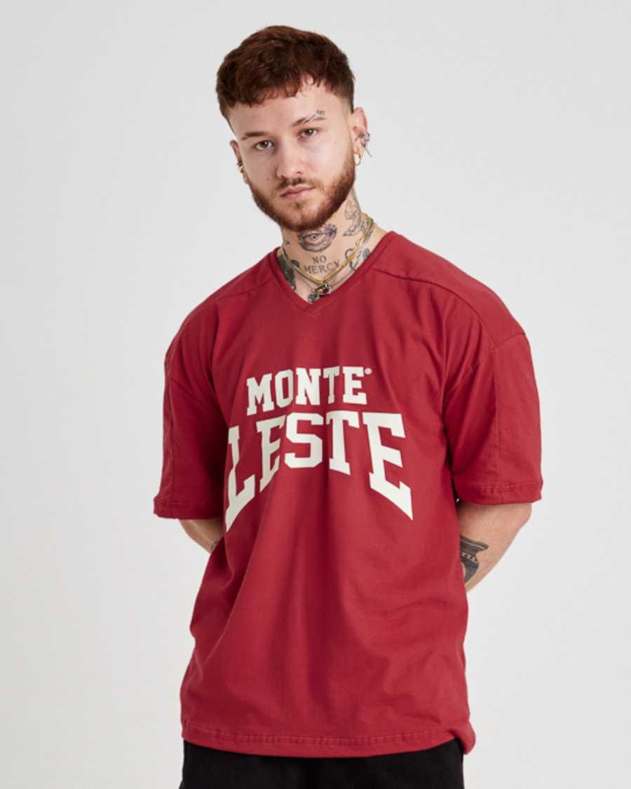Oversized Jersey T-Shirt - ML Red
