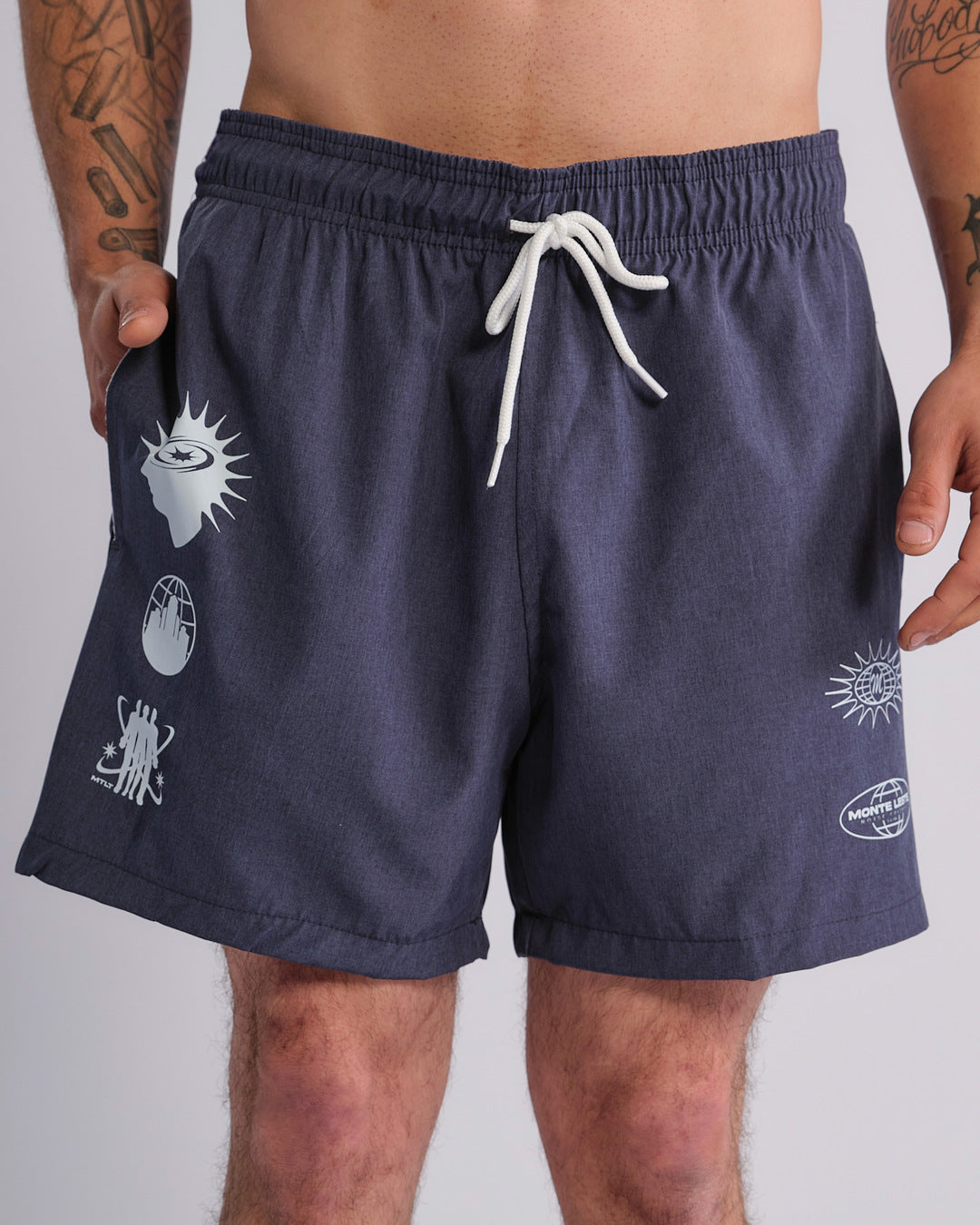 Shorts Water Flex - Punk Striped Navy