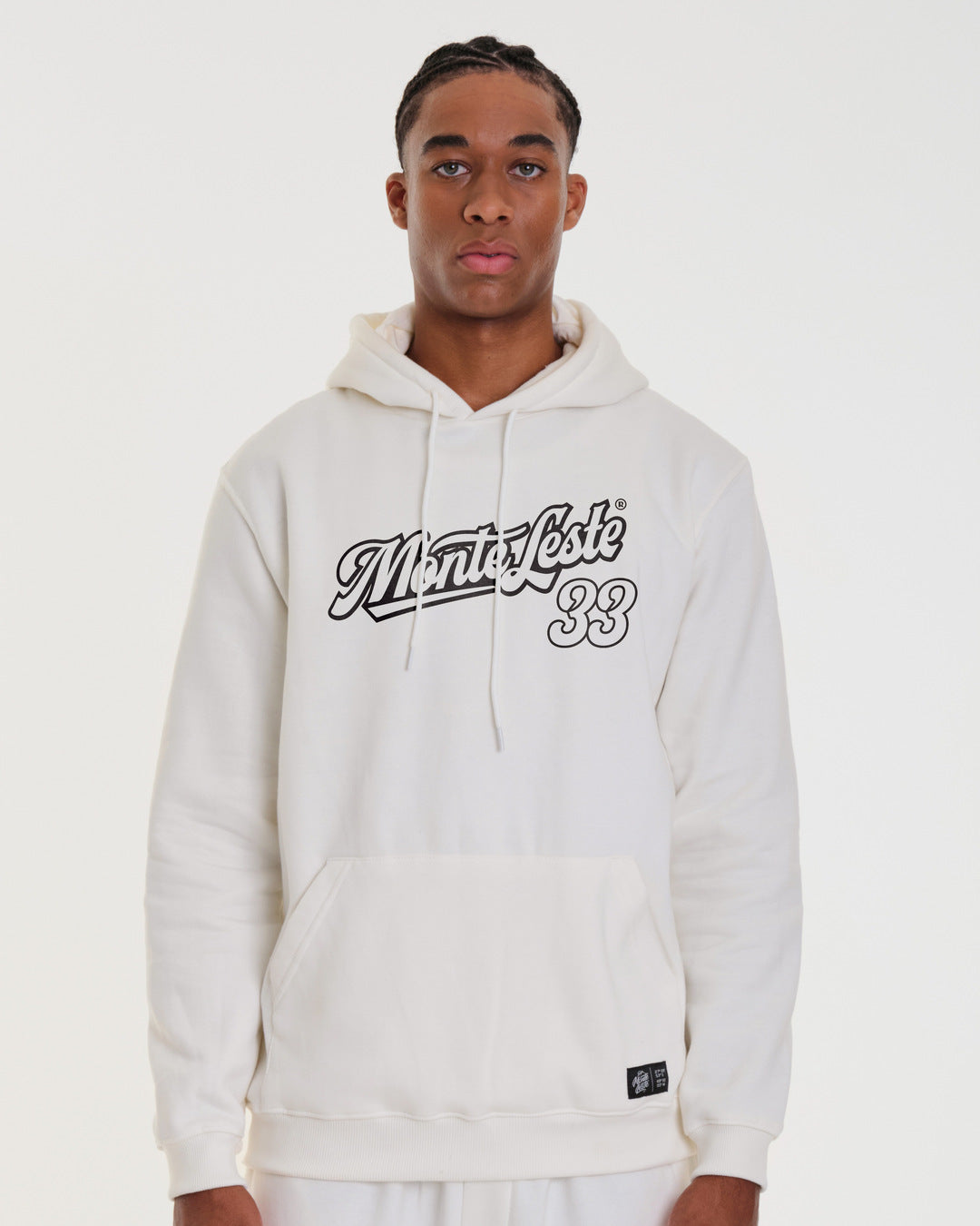 Sweatshirt Kangaroo Hooded - 33 Off White